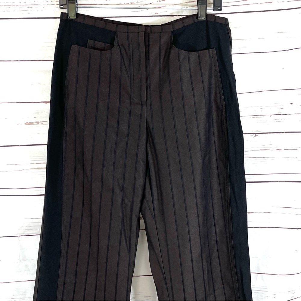 Joseph Ribkoff Women's Pant Straight Leg Black/Brown Size 8 - Picture 2 of 8